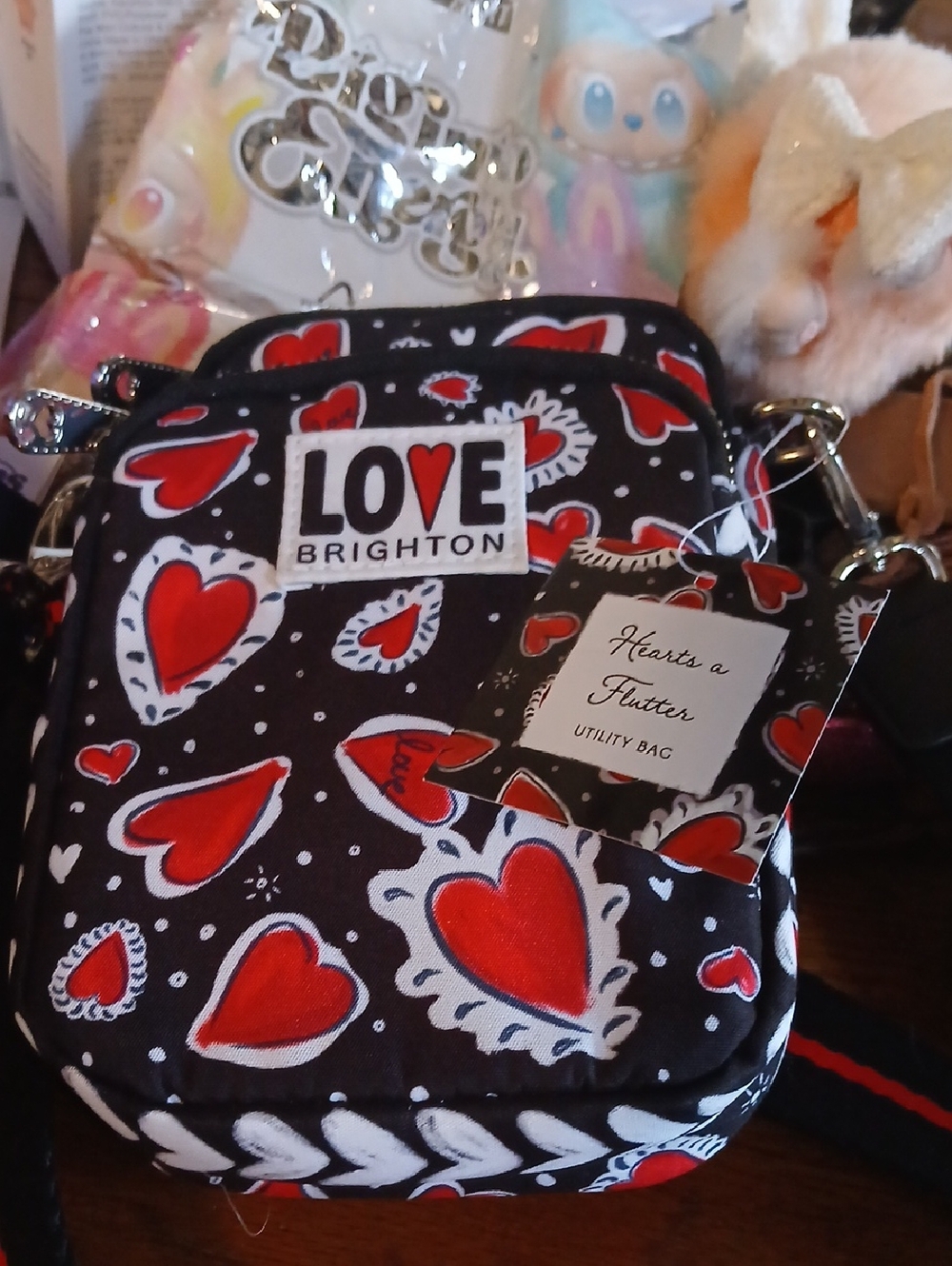 BRIGHTON Hearts a Flutter Utility Bag